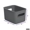 Superio Plastic Storage Container Bins, Organizer Baskets, Boxes for Organizing Closet Shelves Drawer Shelf